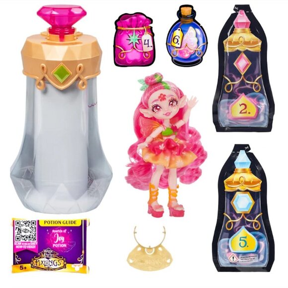 Magic Mixies Pixlings Doll- Faye the Fairy Green Diamond - Picture 2 of 5